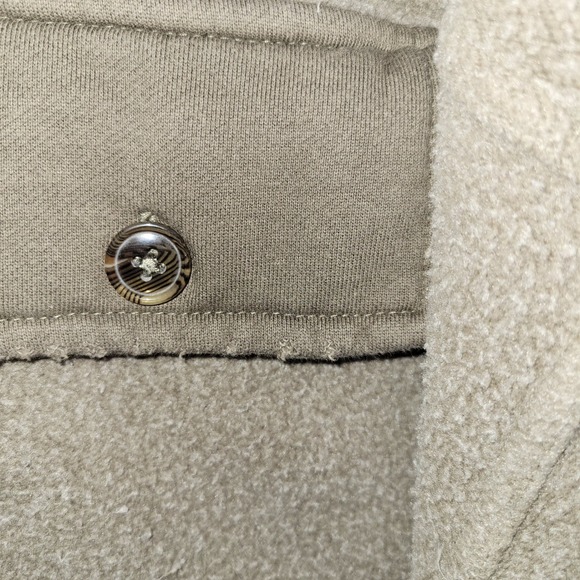 Free People Ruby Oversized Shirt Jacket Fleece Button Down Brown Read - Picture 7 of 14